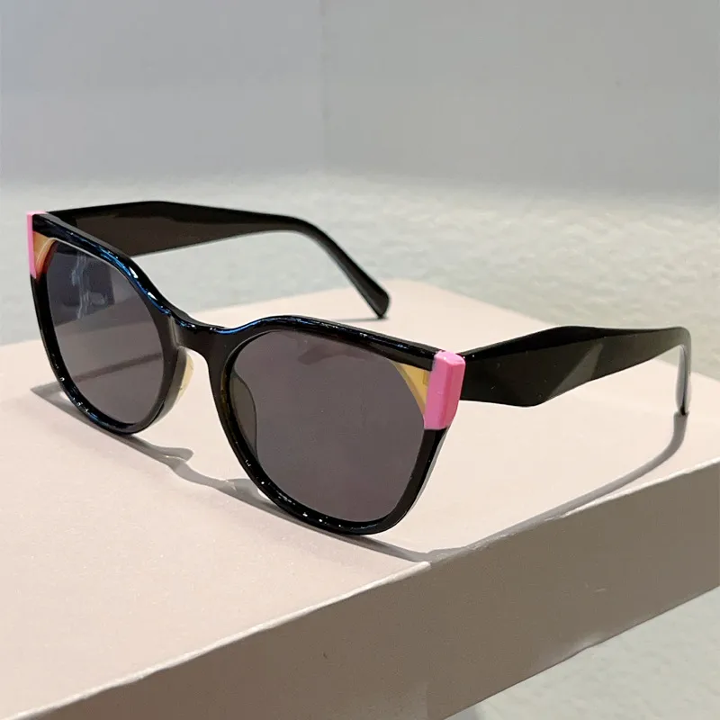 Elegant Streetwear Color Block PC UV400 Protection Cat Eye Full Frame Glasses display picture 15