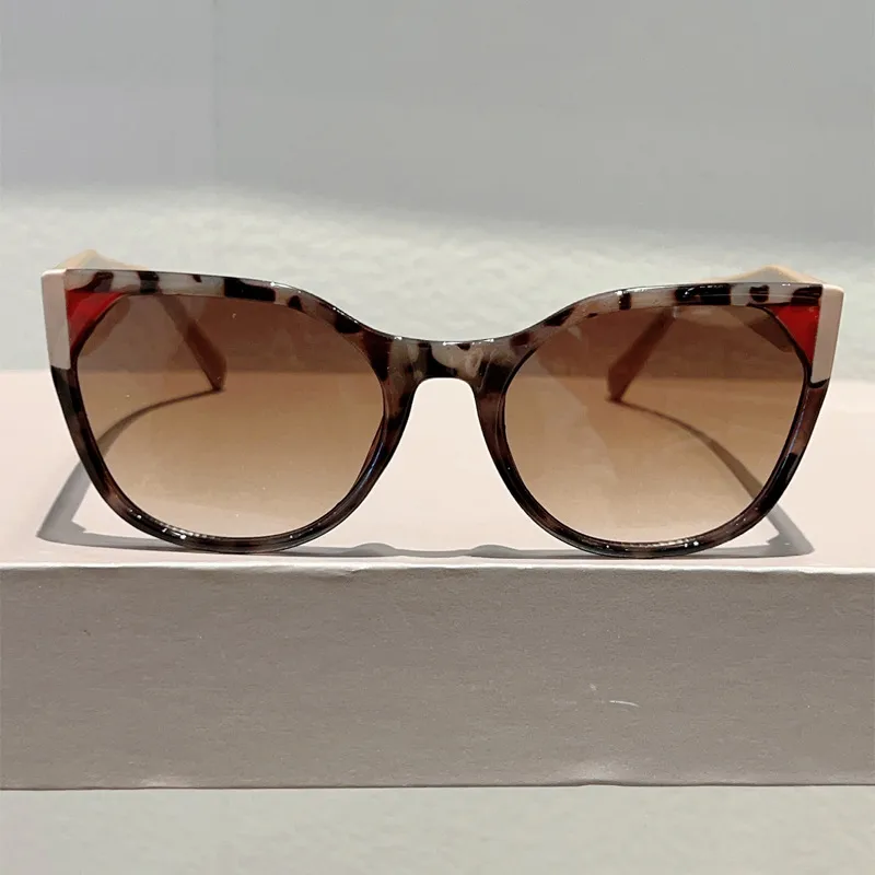 Elegant Streetwear Color Block PC UV400 Protection Cat Eye Full Frame Glasses display picture 13