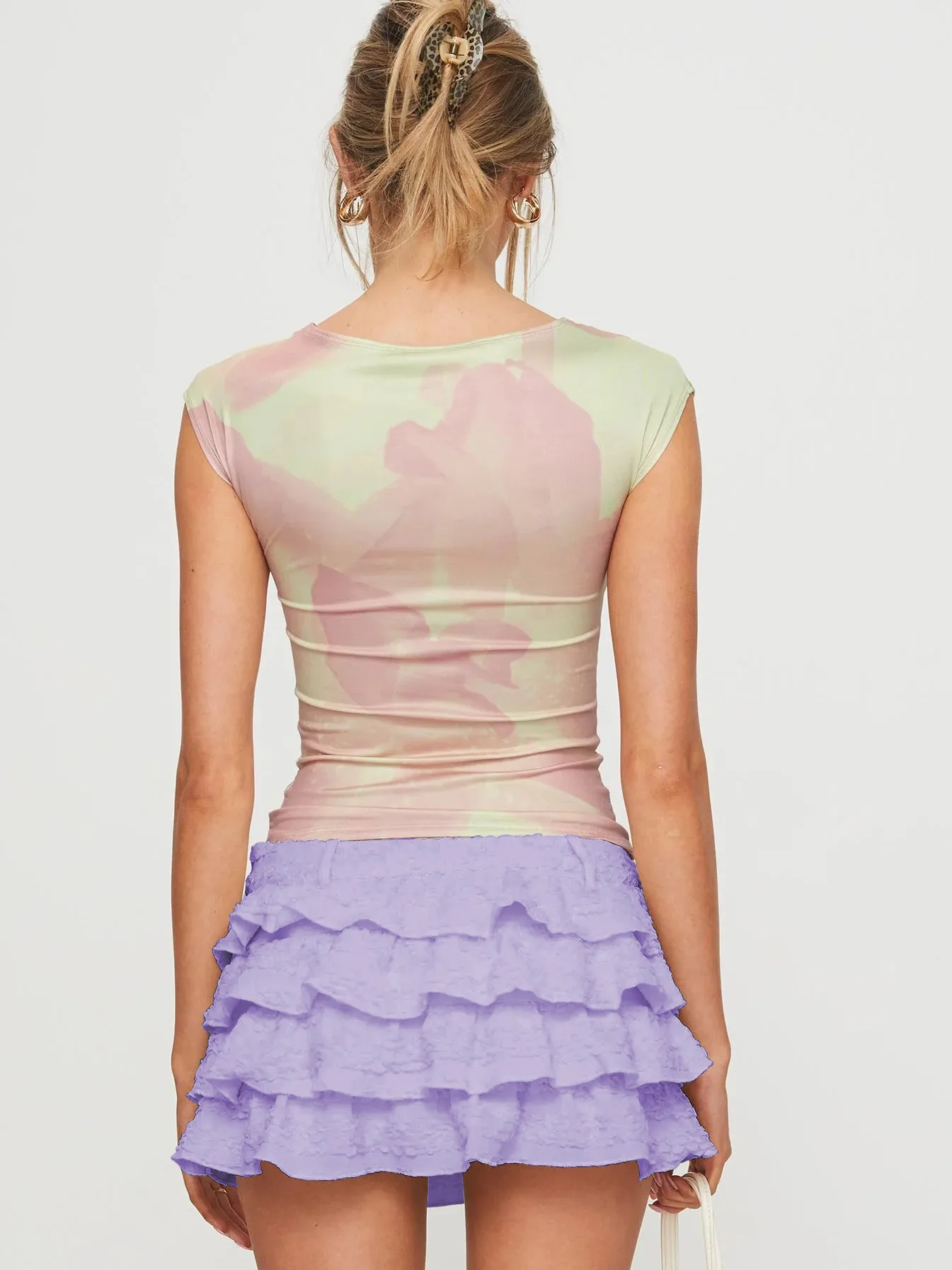 Spring And Summer  Explosions Y2K Sexy Hot Girl Solid Color Fashion Joker Cake Skirt display picture 32