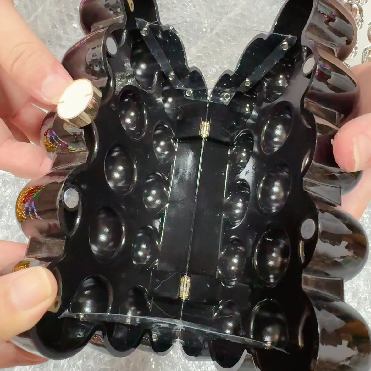 Acrylic Bag  New  Shoulder Fashion Design Women's Chain Egg Bag Box Bag display picture 4