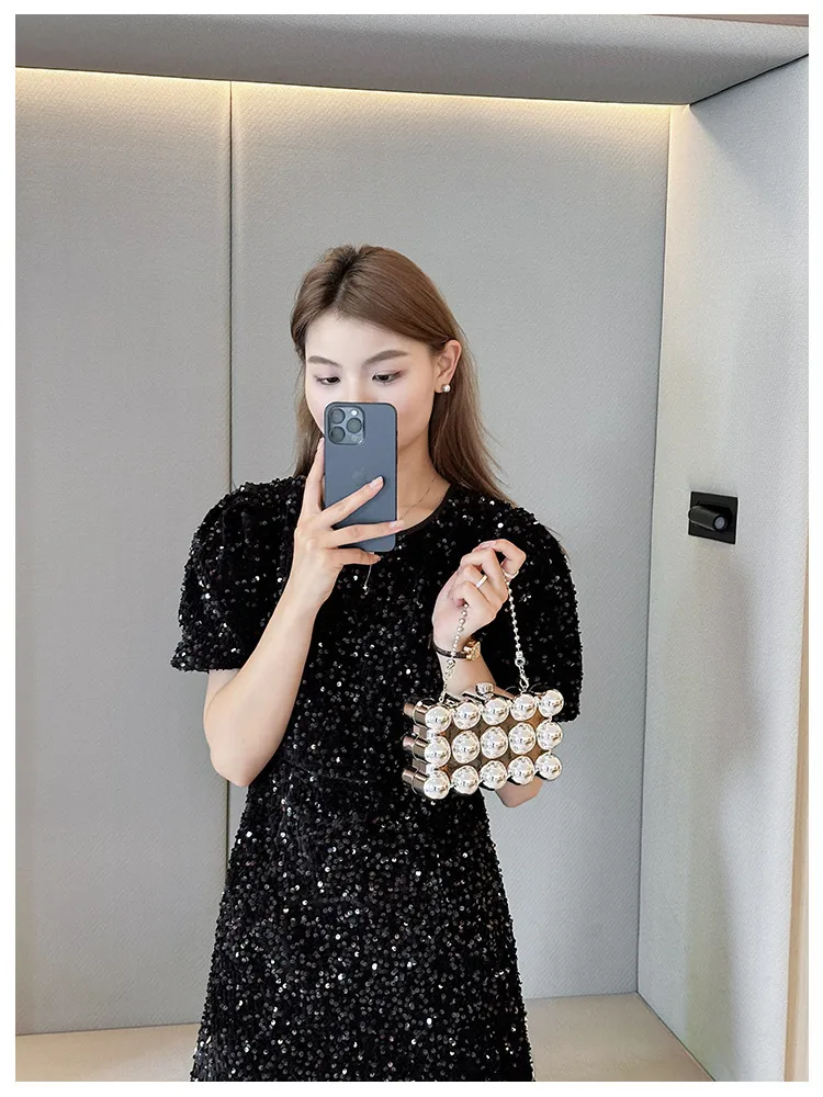Acrylic Bag  New  Shoulder Fashion Design Women's Chain Egg Bag Box Bag display picture 5