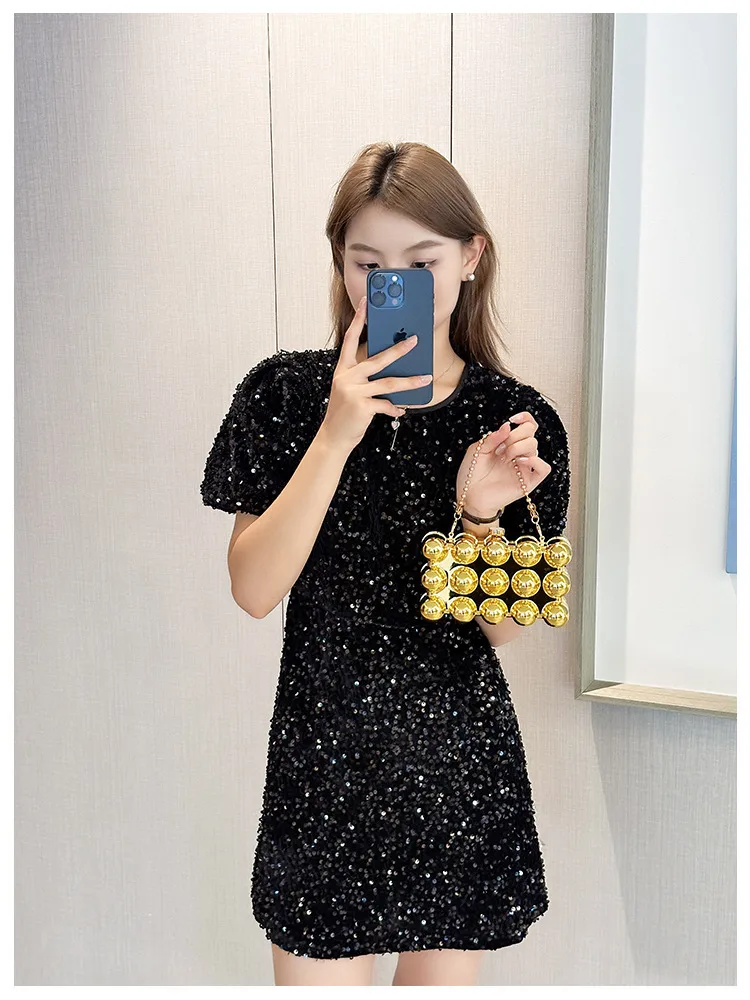 Acrylic Bag  New  Shoulder Fashion Design Women's Chain Egg Bag Box Bag display picture 10