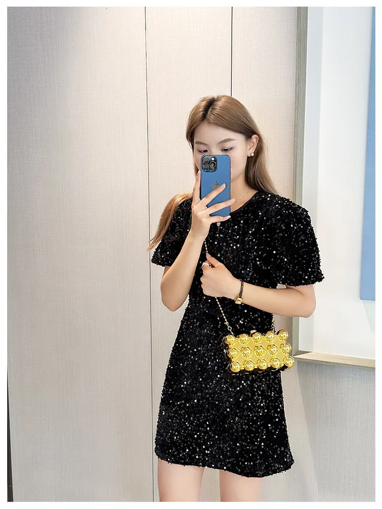 Acrylic Bag  New  Shoulder Fashion Design Women's Chain Egg Bag Box Bag display picture 13