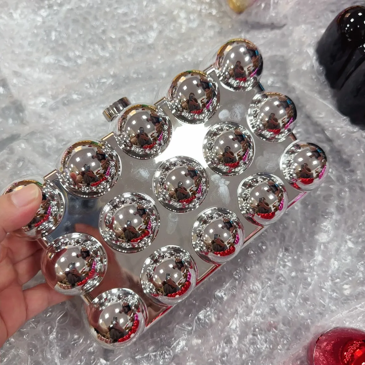 Acrylic Bag  New  Shoulder Fashion Design Women's Chain Egg Bag Box Bag display picture 20