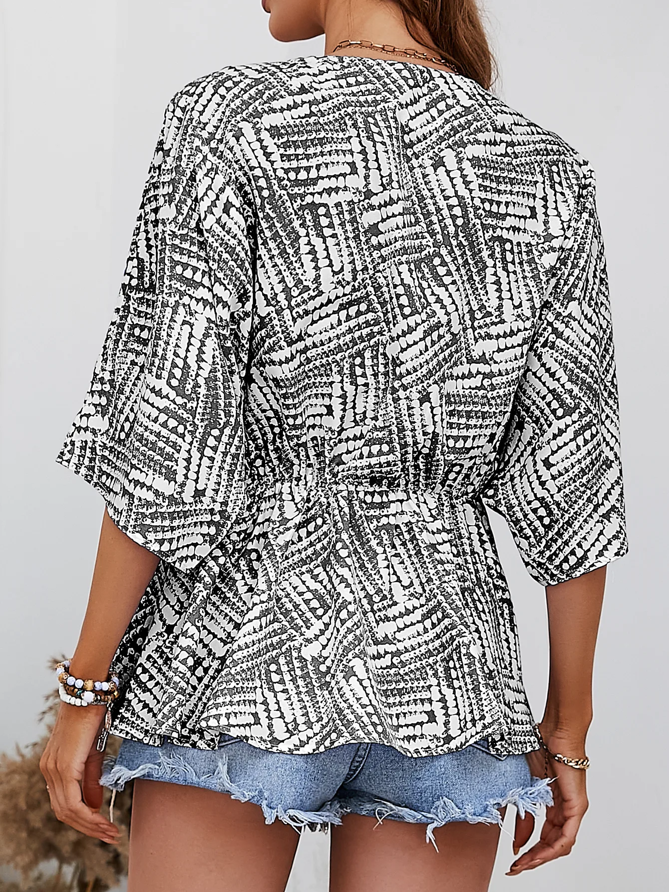 Women's Blouse Half Sleeve Blouses Casual Printing display picture 3