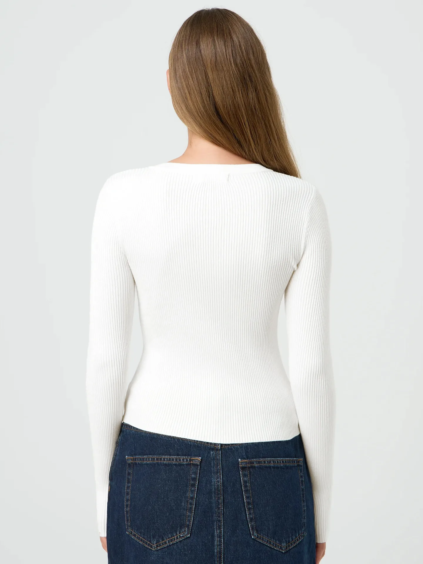 Y2K Fashion Women's Crewneck Autumn New Top Long Sleeve Button Slim Fit Thread Solid Color Jacket display picture 24