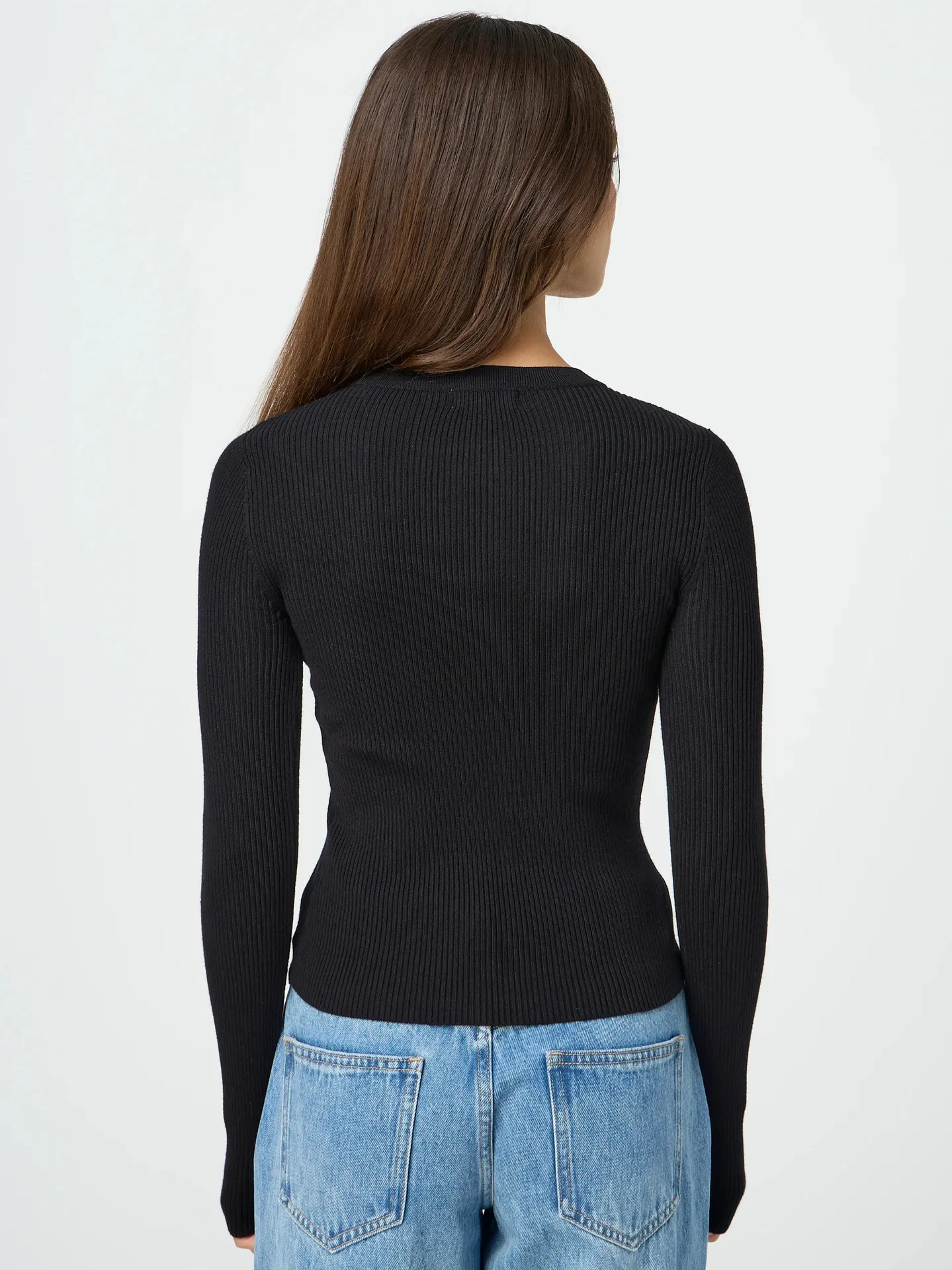 Y2K Fashion Women's Crewneck Autumn New Top Long Sleeve Button Slim Fit Thread Solid Color Jacket display picture 30