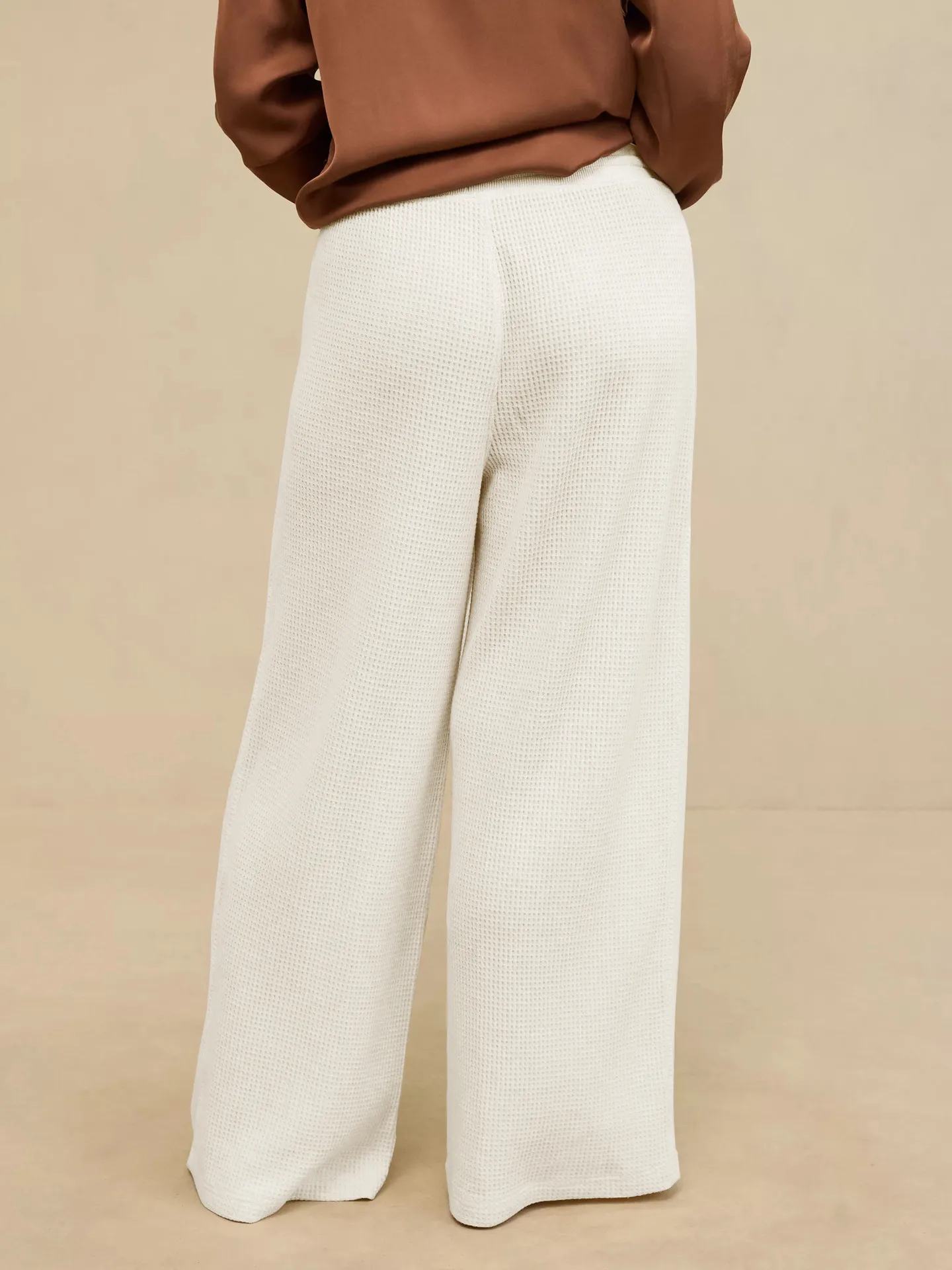 New Foreign Trade Fashion Casual Loose Straight Leg Pants Trousers  Hot Solid Color Lace-up Commuter Autumn And Winter Wide Leg Pants display picture 11