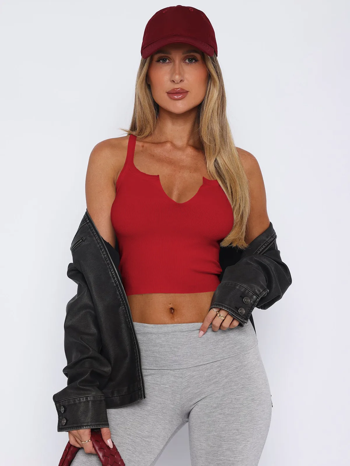 New Style Dopamine Wear Spice Girls Women's Vest Outer Wear Women's Summer Sweet And Spicy Style Small V-neck Y2K Slim-fit Top display picture 3
