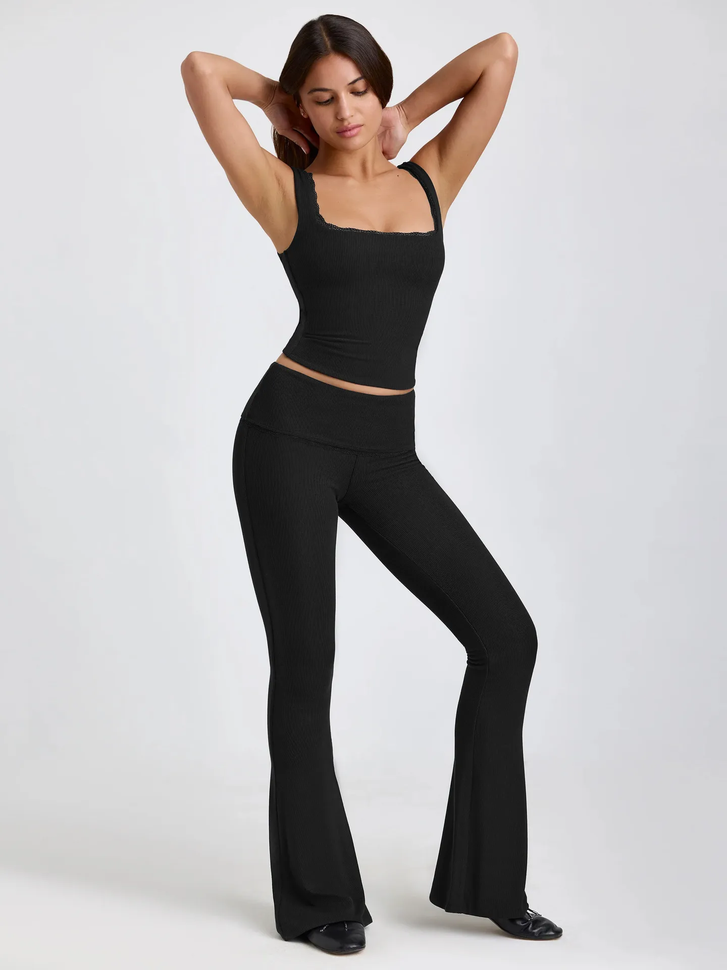 New  Y2K Vest Backless Lace Sexy Top Solid Color Thread Square Neck Fashion Sling Clothes display picture 16