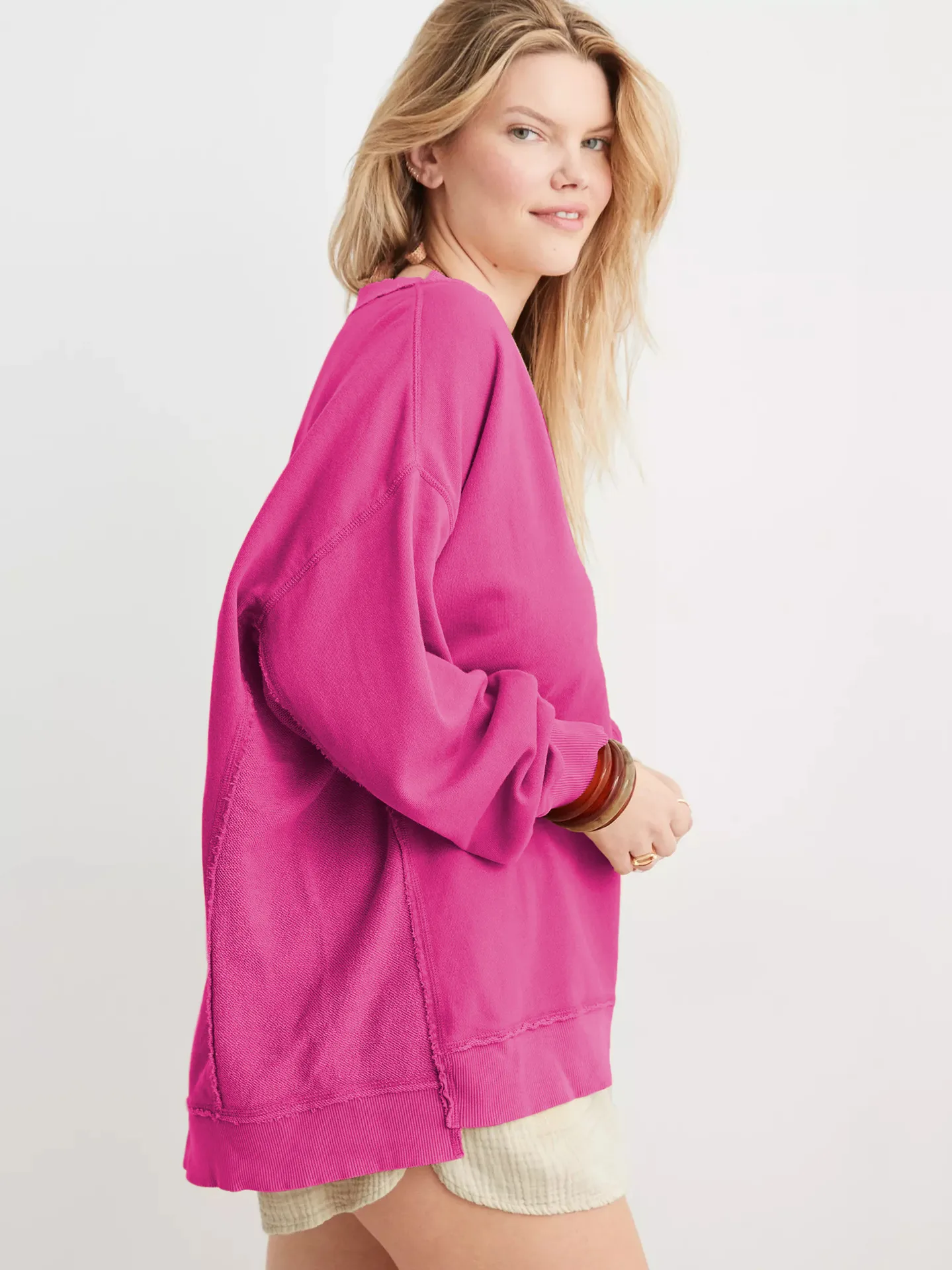 Wish  Hot Selling New  Women's Fashion Brand Pullover Sweater Jacket Loose Long Sleeve Top Knitted Shirt display picture 18