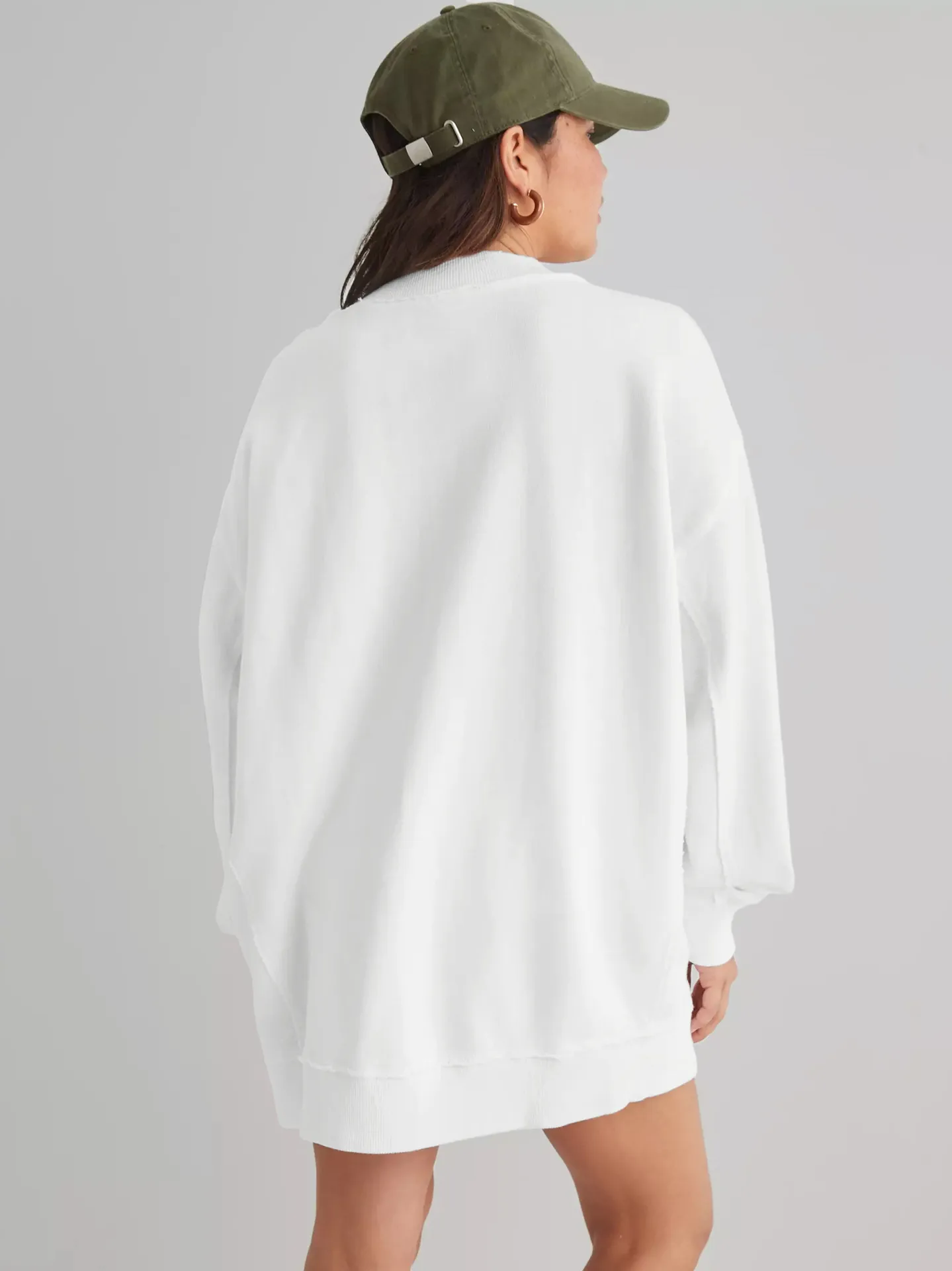 Wish  Hot Selling New  Women's Fashion Brand Pullover Sweater Jacket Loose Long Sleeve Top Knitted Shirt display picture 31
