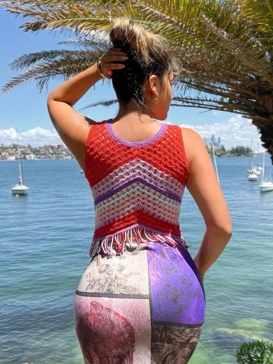 Women's Tank Tops Sexy Tropical Solid Color display picture 4