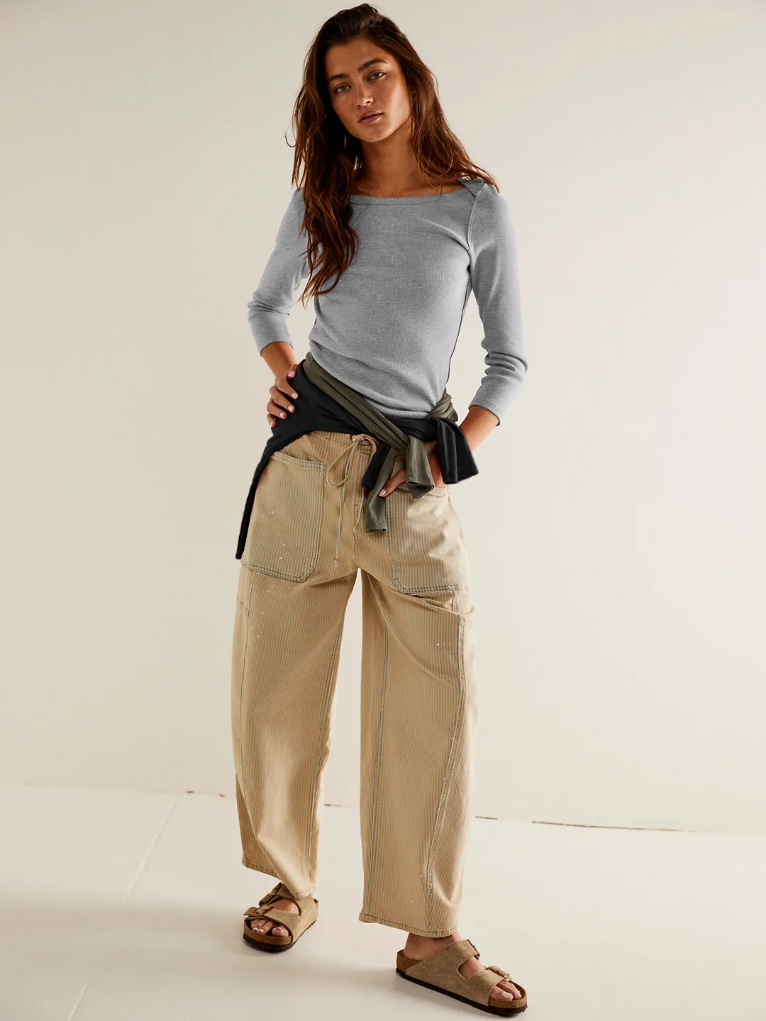 Summer New Hot Sale Women's Slim-fit One-line Collar Decorative Solid Color Top All-match Slimming Sexy Inner Women display picture 8