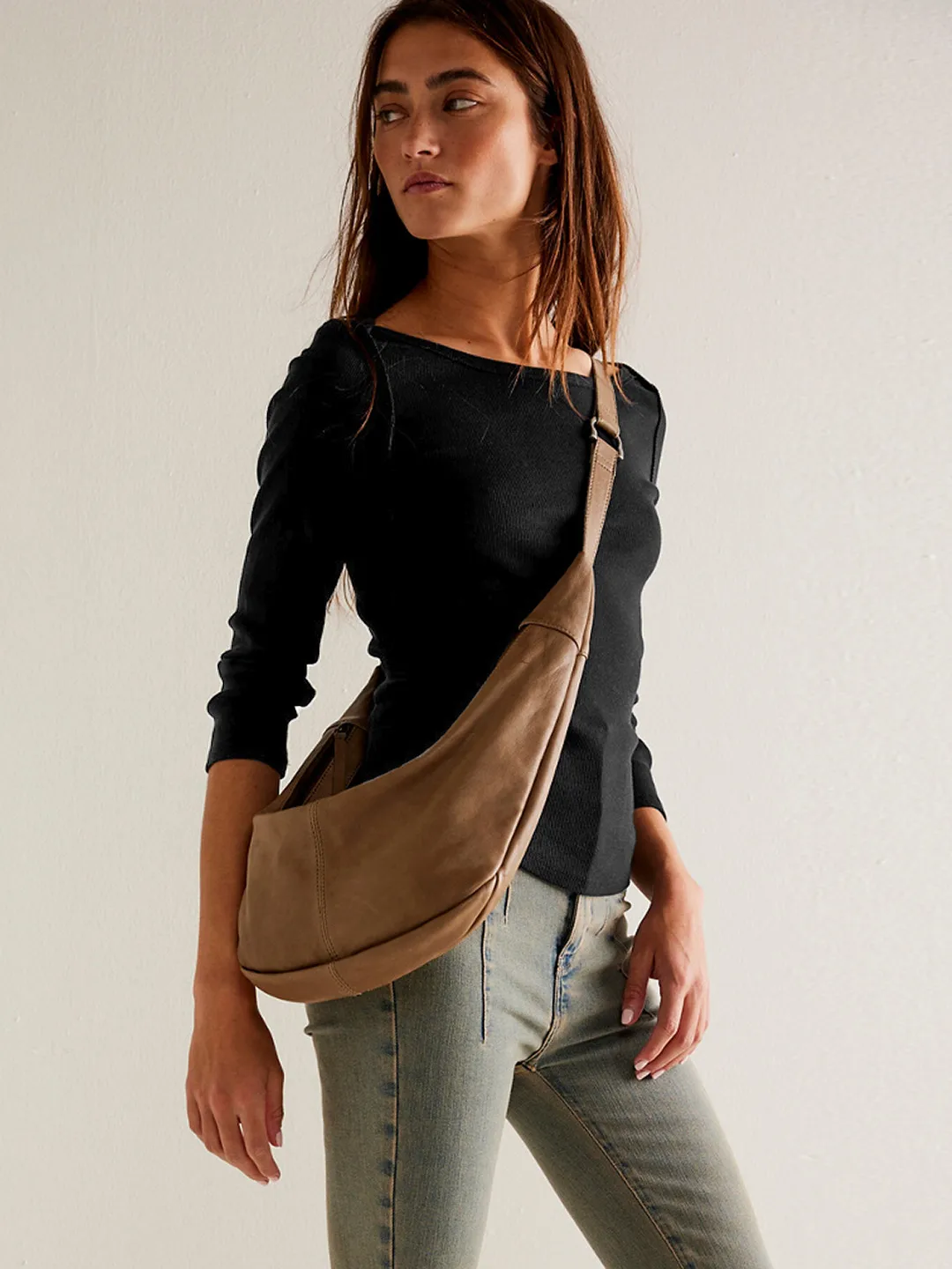Summer New Hot Sale Women's Slim-fit One-line Collar Decorative Solid Color Top All-match Slimming Sexy Inner Women display picture 14