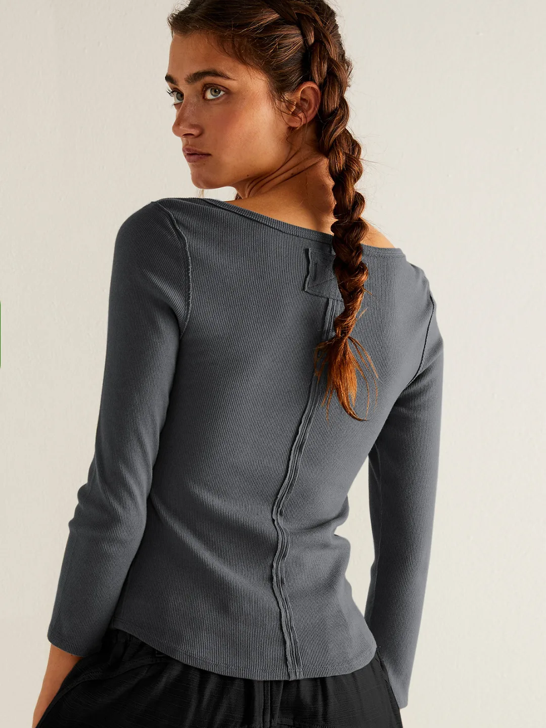 Summer New Hot Sale Women's Slim-fit One-line Collar Decorative Solid Color Top All-match Slimming Sexy Inner Women display picture 24