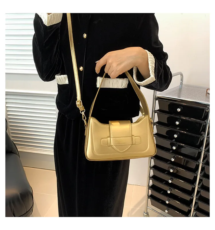 Niche Design Underarm Bag For Women  Autumn And Winter New Commuter Bag Simple Personality Shoulder Messenger Bag For Women display picture 15