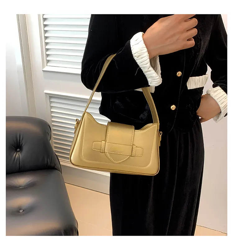 Niche Design Underarm Bag For Women  Autumn And Winter New Commuter Bag Simple Personality Shoulder Messenger Bag For Women display picture 16