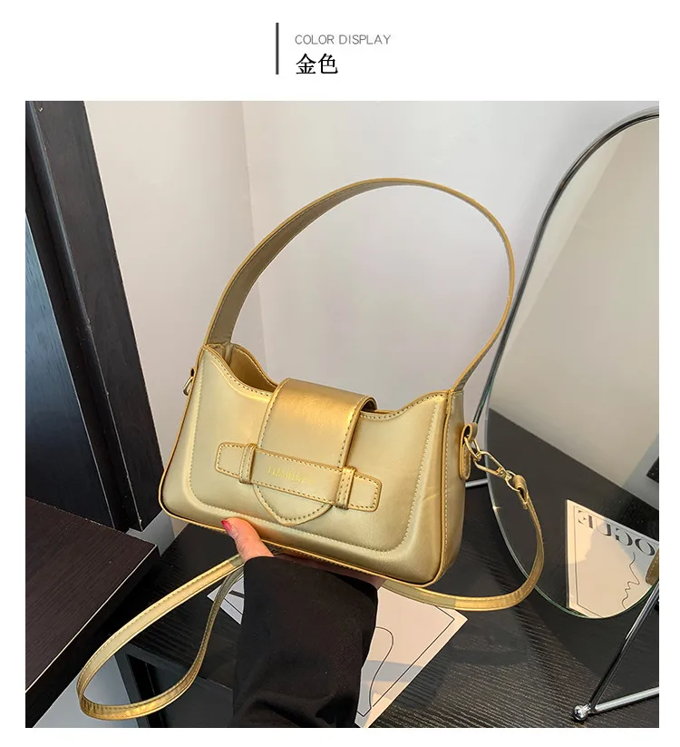 Niche Design Underarm Bag For Women  Autumn And Winter New Commuter Bag Simple Personality Shoulder Messenger Bag For Women display picture 23