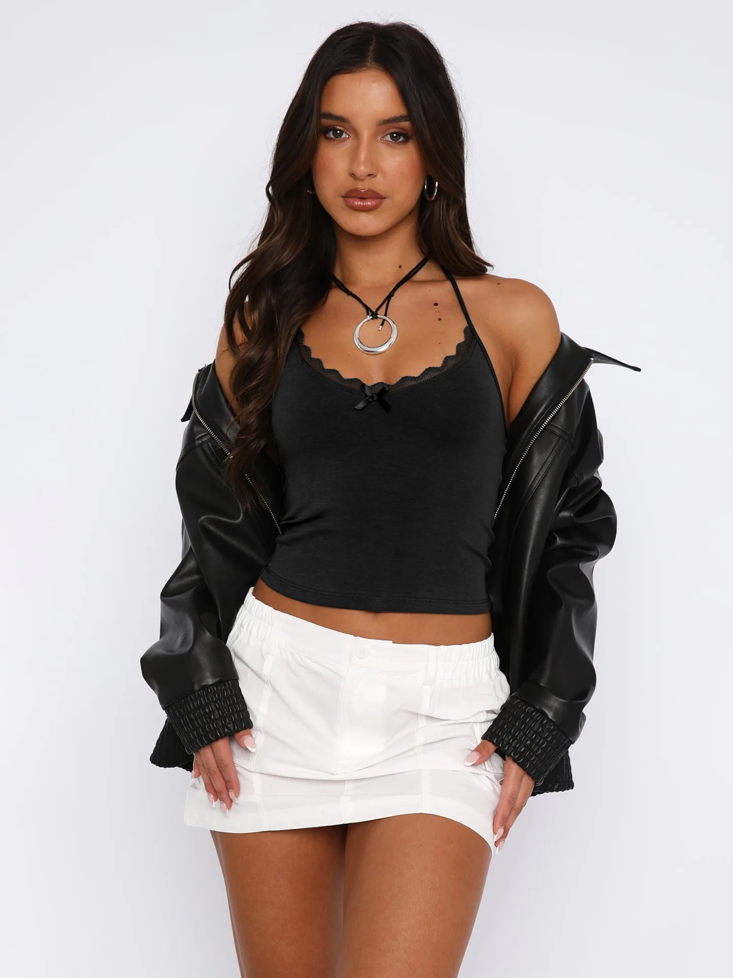 Sexy Hot Girl Women's Clothing New  Halter Bm Camisole Pure Desire Slim-fit Navel Y2g Top Summer display picture 19