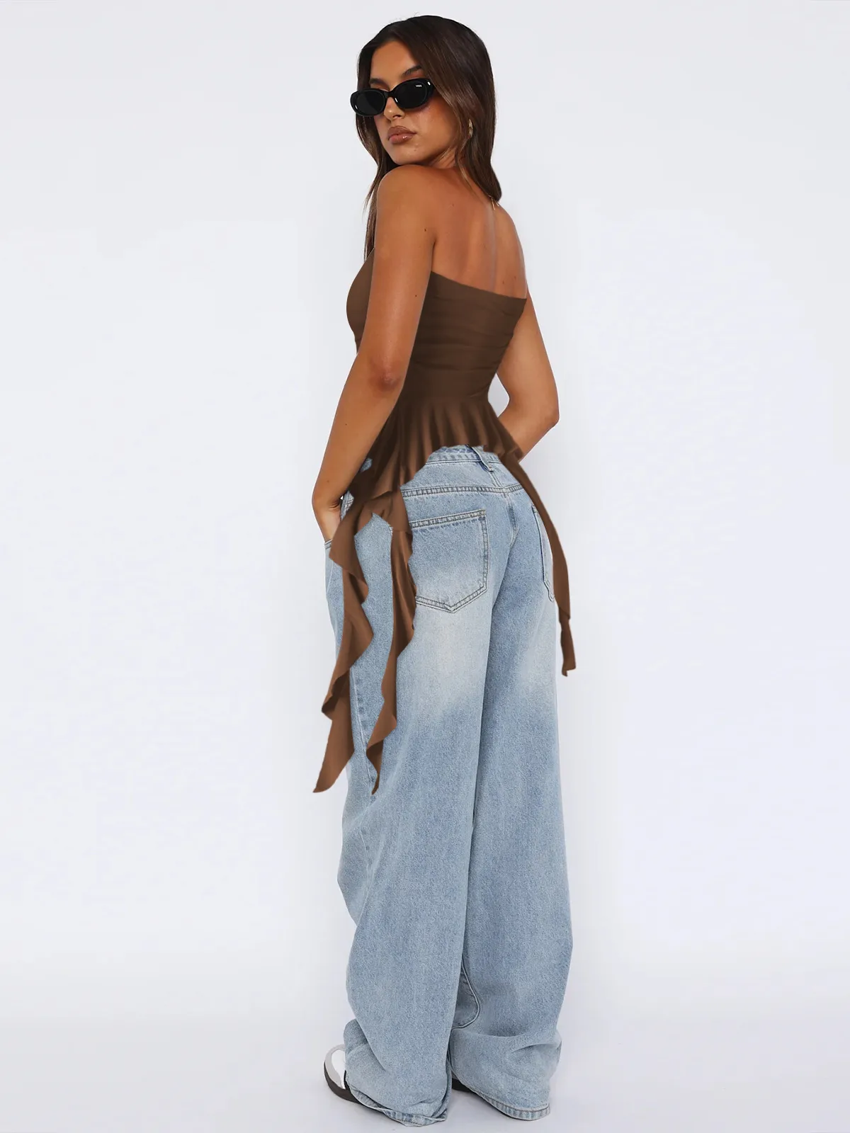 Spring And Summer  Y2g Clothes Pure Tassel Design Vest Women's High-grade Tube Top Outer Wear display picture 15