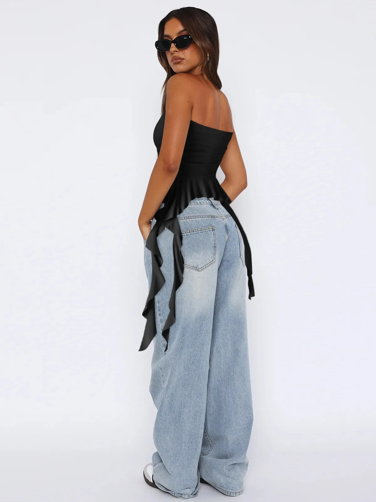 Spring And Summer  Y2g Clothes Pure Tassel Design Vest Women's High-grade Tube Top Outer Wear display picture 19