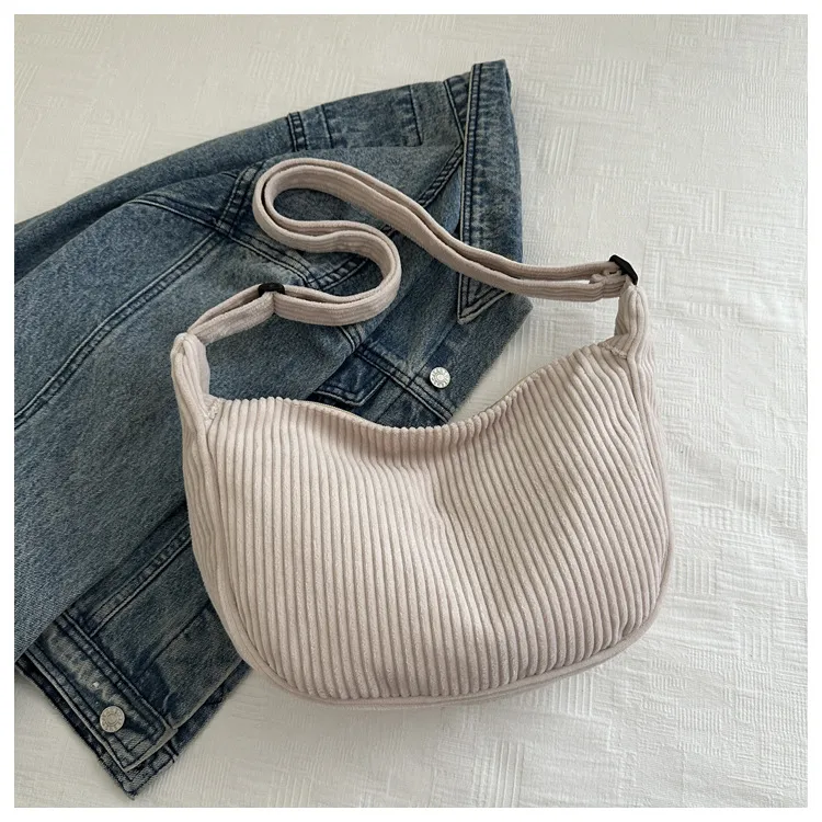 New Large Capacity High Sense Leisure Commute Crossbody Bag Adjustable Shoulder New Style Niche Canvas Bag For Women display picture 4