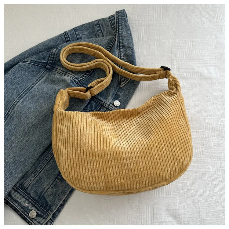 New Large Capacity High Sense Leisure Commute Crossbody Bag Adjustable Shoulder New Style Niche Canvas Bag For Women display picture 13