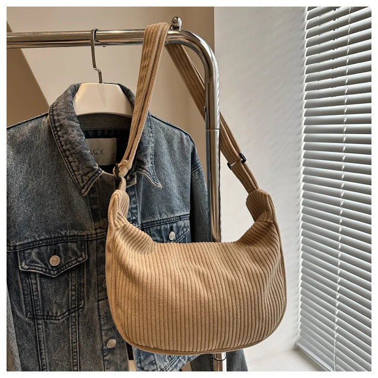 New Large Capacity High Sense Leisure Commute Crossbody Bag Adjustable Shoulder New Style Niche Canvas Bag For Women display picture 20