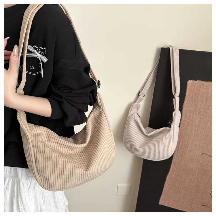 New Large Capacity High Sense Leisure Commute Crossbody Bag Adjustable Shoulder New Style Niche Canvas Bag For Women display picture 28