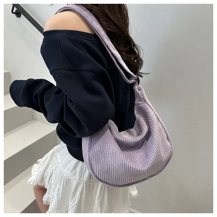 New Large Capacity High Sense Leisure Commute Crossbody Bag Adjustable Shoulder New Style Niche Canvas Bag For Women display picture 34