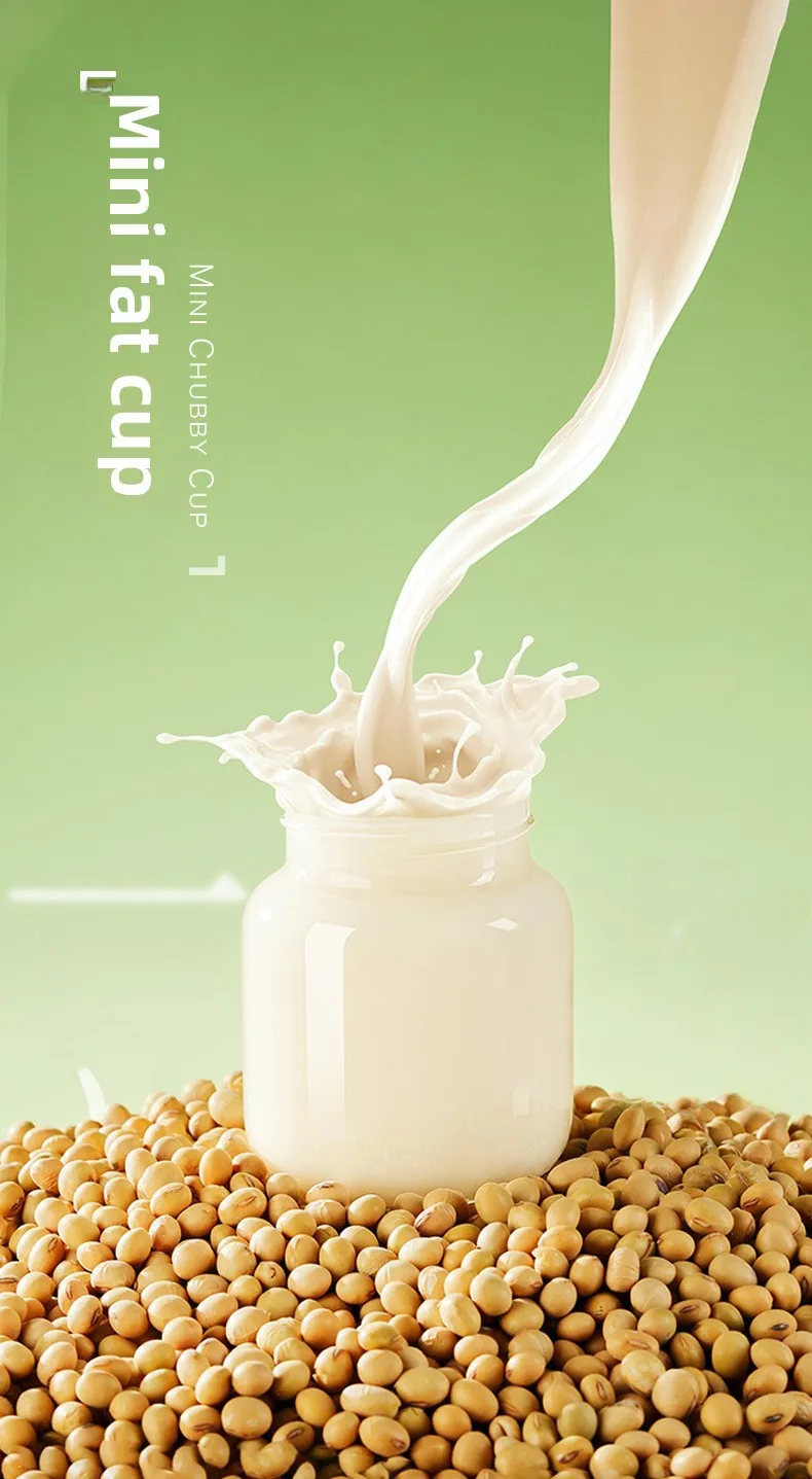 Fat Cup Milk Shake Cup Soymilk Cup Small Gift Milk Tea Cup Mini Water Cup Activities Wholesale Glass display picture 1