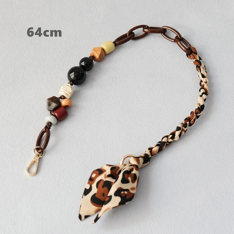 Acrylic Bead Chain Fashion Wooden Bead Bracelet Accessories Bag Shoulder Strap Crossbody Lanyard Bag Strap Mobile Phone Chain display picture 10