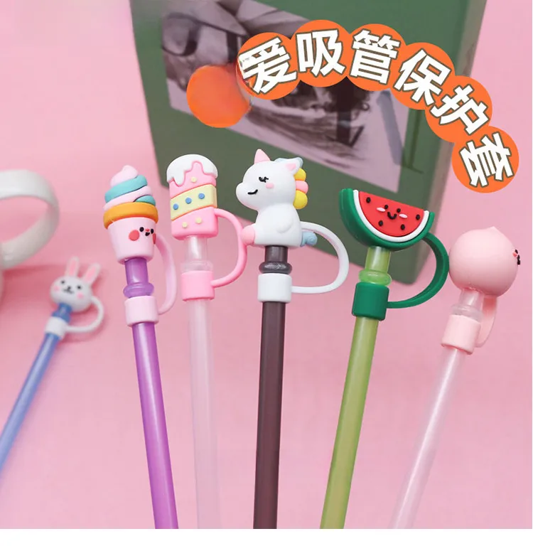 Stanley Cup Straw Sleeve Silicone Straw Cap Flower Straw Plug  Explosions Factory In Stock Direct Sales display picture 9