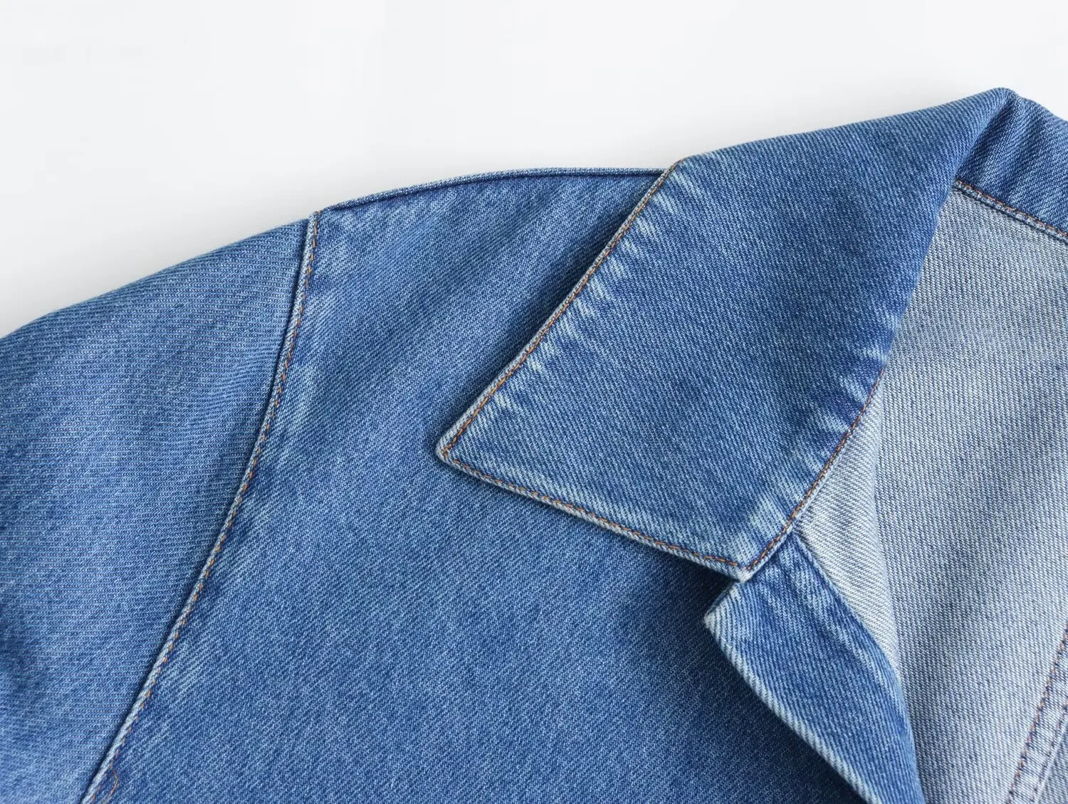 Spring  New Street Style Denim Shirt 1209427001 Casual Pants 1209795001 Suit display picture 8