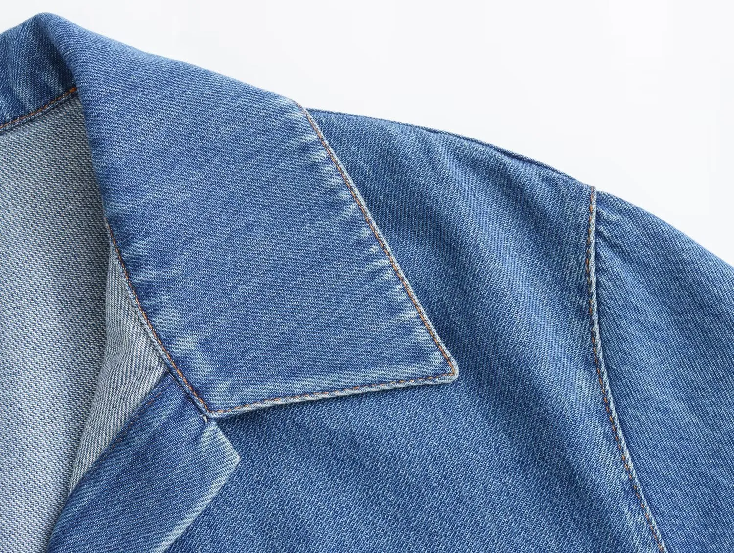 Spring  New Street Style Denim Shirt 1209427001 Casual Pants 1209795001 Suit display picture 10
