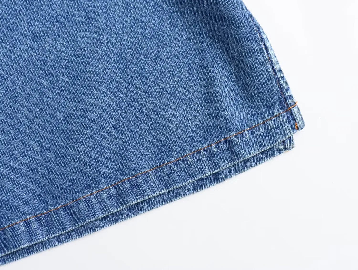 Spring  New Street Style Denim Shirt 1209427001 Casual Pants 1209795001 Suit display picture 15