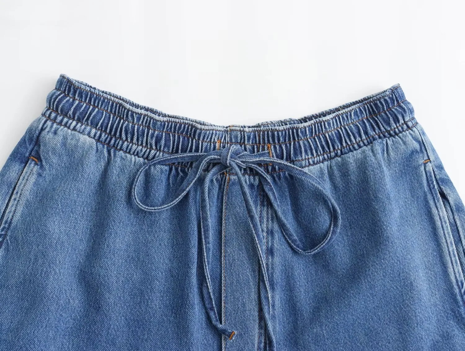 Spring  New Street Style Denim Shirt 1209427001 Casual Pants 1209795001 Suit display picture 19