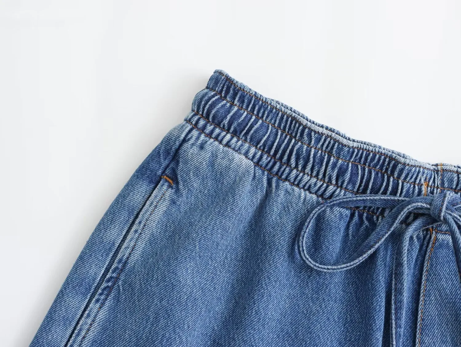 Spring  New Street Style Denim Shirt 1209427001 Casual Pants 1209795001 Suit display picture 20