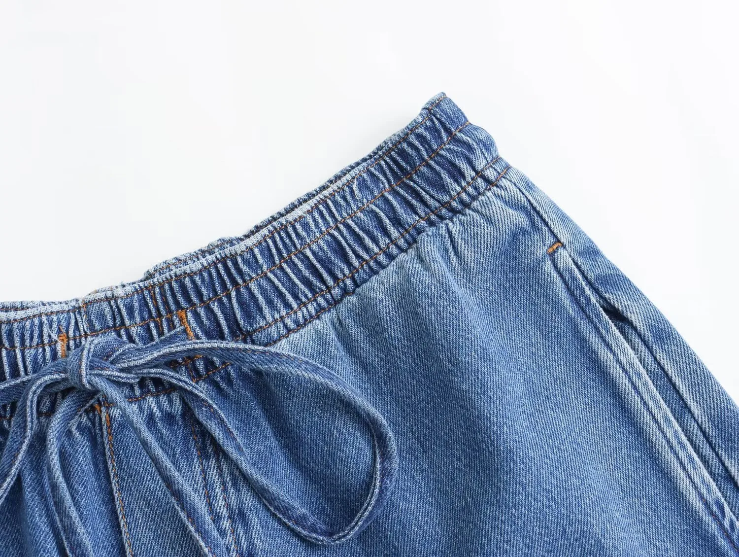 Spring  New Street Style Denim Shirt 1209427001 Casual Pants 1209795001 Suit display picture 21