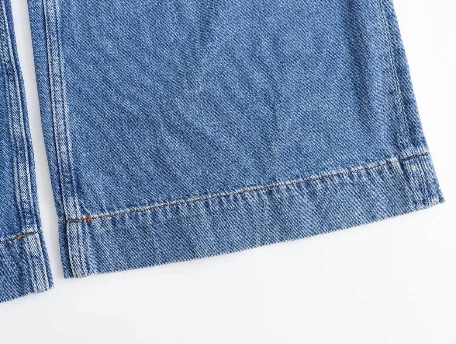 Spring  New Street Style Denim Shirt 1209427001 Casual Pants 1209795001 Suit display picture 26