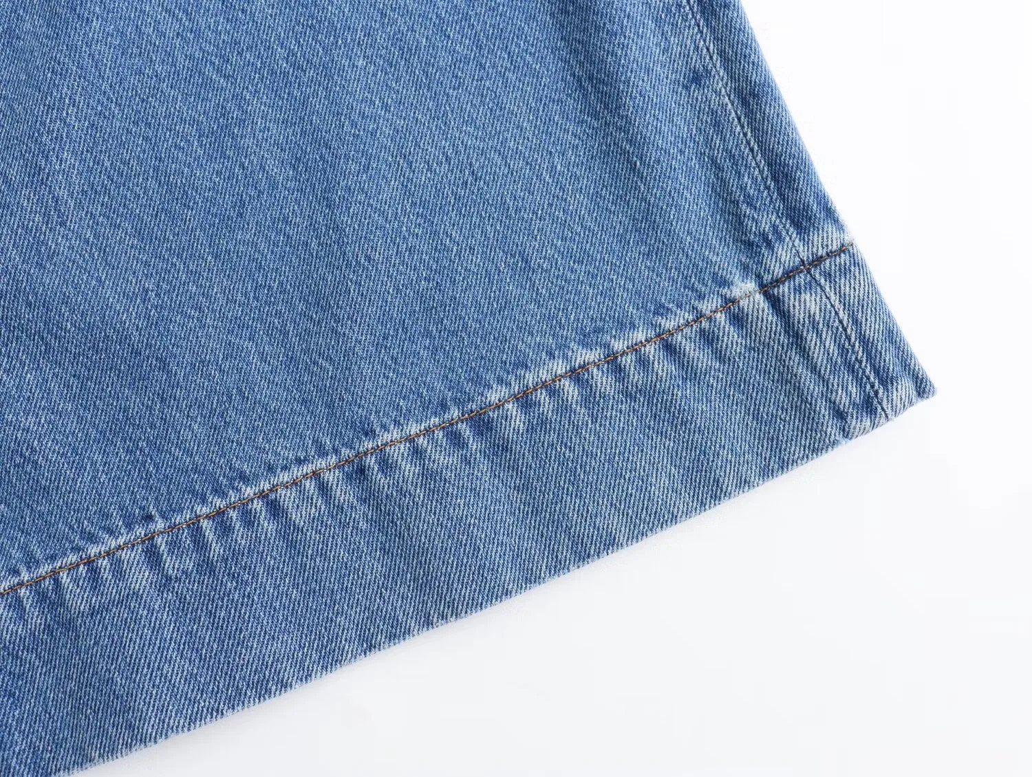 Spring  New Street Style Denim Shirt 1209427001 Casual Pants 1209795001 Suit display picture 27