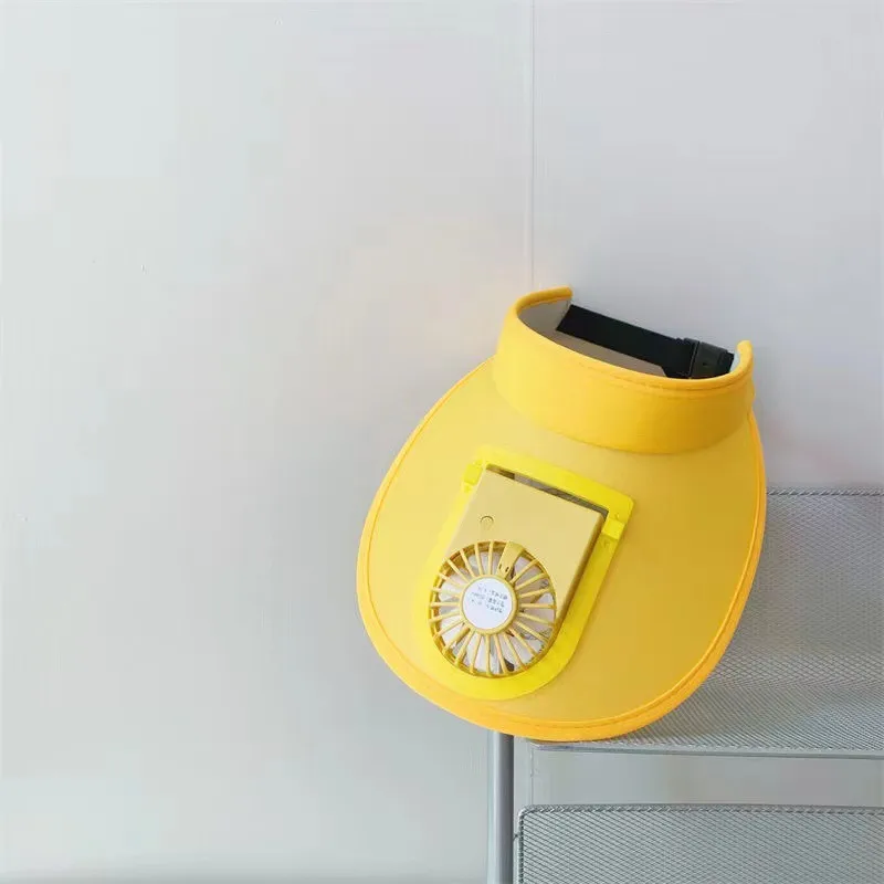 New Style Sun Hat With Fan USB Charging Big Brim Outdoor Summer Hat Men's And Women's Sun Hat Parent-child Sun Hat display picture 20