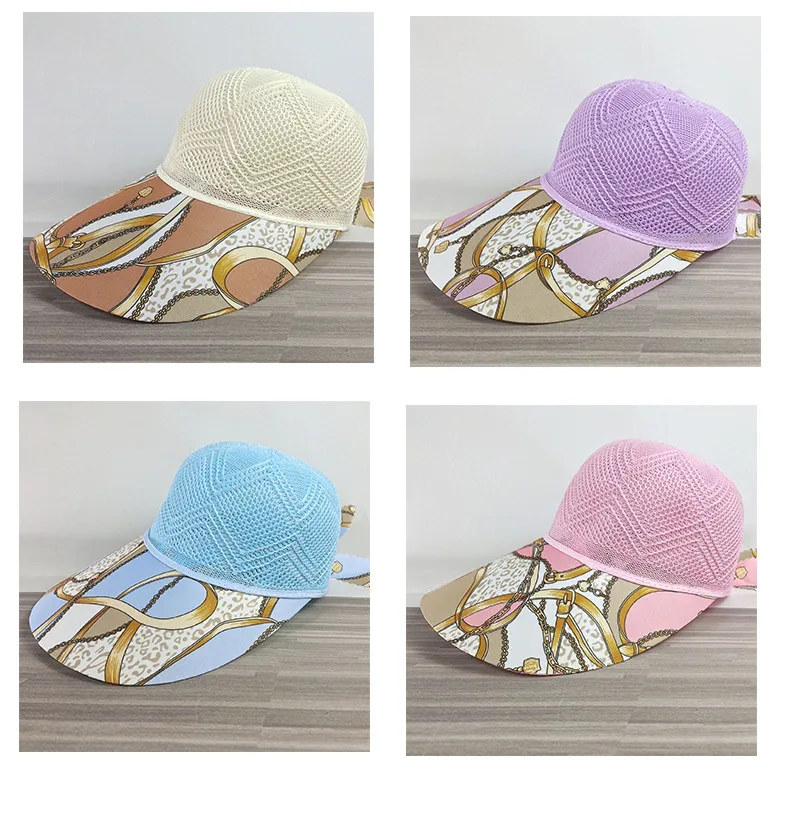 Summer Hat Sunscreen Hat Big Brimmed Mother Mother-in-law Middle-aged Hat Travel Cycling Sunshade Breathable Sun Hat display picture 5