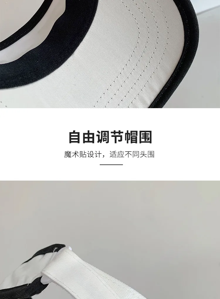 Sports Hountop Hat Women's Summer Anti-UV Sunshade Hat New-style All-match Roof Duck Tongue Tide Sun Hat display picture 3
