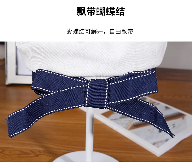 Sailor Dance Sailor Hat Beret Uniform Cap Navigator Hat Stage Performance Letter Hat display picture 5