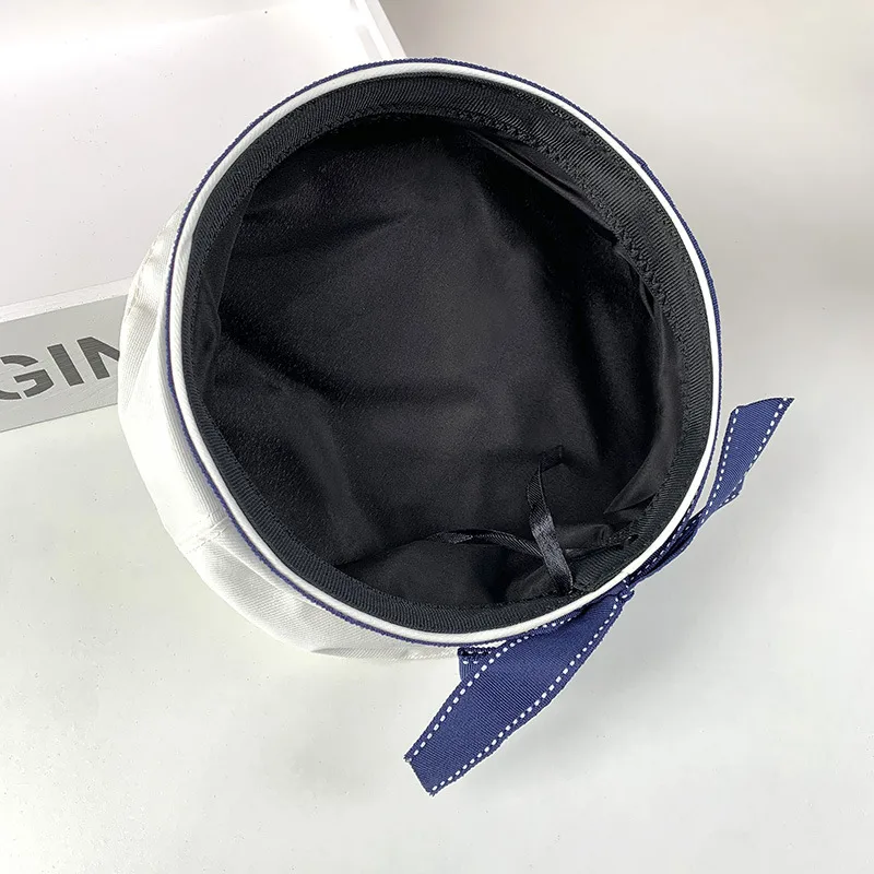 Sailor Dance Sailor Hat Beret Uniform Cap Navigator Hat Stage Performance Letter Hat display picture 17