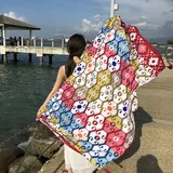 Autumn And Winter New Bohemian Ethnic Style Tassel Cotton And Linen Scarf Women's Travel Sunscreen Shawl display picture 9
