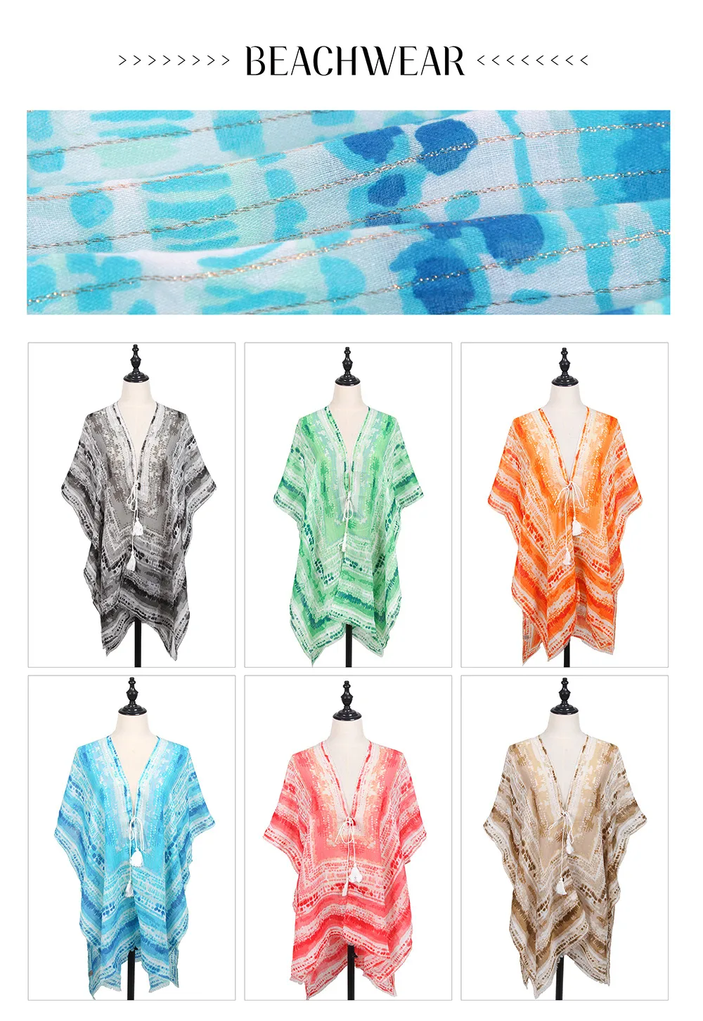 Hot-mined Satin Gold Silk Scarf Women's Long Strip Shawl Scarf Beach Clothes Factory Foreign Trade Supply display picture 11