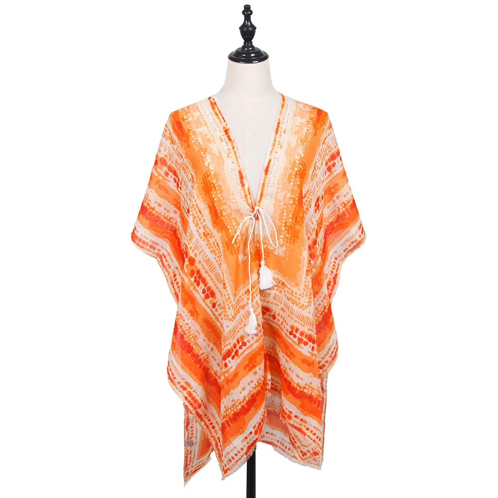 Hot-mined Satin Gold Silk Scarf Women's Long Strip Shawl Scarf Beach Clothes Factory Foreign Trade Supply display picture 14